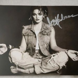 Madonna Desperately Seeking Susan Signed 8x10 COA Autograph Photo